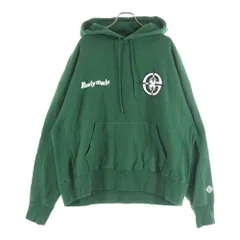 READY MADE (レディメイド) 22AW RM SWEAT HOODIE/GREEN ロゴプリント コットンスウェットパーカー グリーン RE-CO-GR-00-00-211