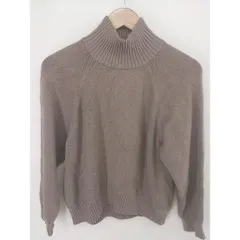 ◇ SENSE OF PLACE by URBAN RESEARCH タートルネック 長袖 ニット セーター サイズF ブラウン レディース  【中古】 【1206110002630】