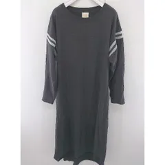 ◇ Goodwear グッドウェア 長袖 ロング ワンピース サイズF ブラウングレー系 レディース  【中古】 【1206110002210】のサムネイル
