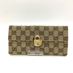 ◎◎GUCCI グッチ GGキャンバス Wホック ダブルホック 長財布  120931･2888