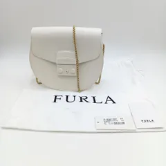 ◎◎FURLA フルラ メトロポリス ミニ クロスボディ ラウンド ショルダーバッグ BATJEP0 ホワイト