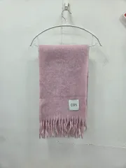 COS ピンク色 モヘア マフラー