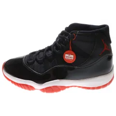 NIKE (ナイキ) AIR JORDAN 11 RETRO BRED 378037-061 エアジョーダン11 レトロ ブレッド ハイカットスニーカーブラック/レッド US9.5/27.5cm