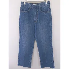 ◇ Simplicite シンプリシテェ 裾スリット ストレート デニム パンツ ジーンズ サイズM インディゴ レディース  【中古】 【1206170004513】
