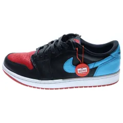 NIKE (ナイキ) WMNS AIR JORDAN 1 RETRO LOW OG UNC TO CHICAGO CZ0775-046 ウィメンズ エアジョーダン 1 ローカットスニーカー ブルー/ブラック/レッド US11/28cm