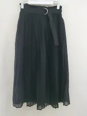 ◇ PAGEBOY ページボーイ ALICIA レース 切替 ロング プリーツ スカート サイズF ブラック レディース  【中古】 【1206210015783】のサムネイル