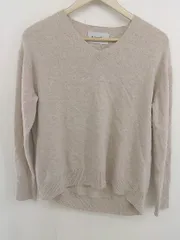 ◇ le coeur blanc ルクールブラン 長袖 ニット セーター サイズ38 ベージュ系 レディース  【中古】 【1206210013321】