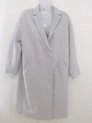 ◇ A day in the life UNITED ARROWS 長袖 チェスター コート サイズ36 グレージュ系 レディース  【中古】 【1206220006252】