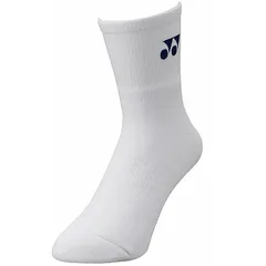 YONEX(ヨネックス) ハーフソックスLサイズ 硬式テニス ウェア ソックス (19122L)、(011)ホワイト