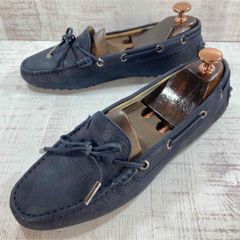 極美品！ asics GIRO シボ革 モカシン ローファーリボン - メルカリ