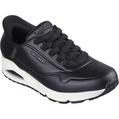 SKECHERS(スケッチャーズ) UNO-EASY-AIR カジュアル シューズ (183005-blk)、(BLK)ブラック