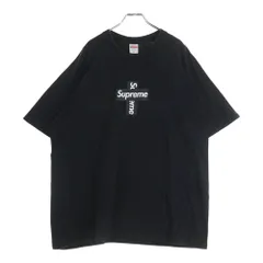 SUPREME (シュプリーム) 20AW Cross Box Logo Tee クロスボックスロゴ 半袖Tシャツ カットソー ブラック