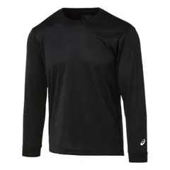 アシックス asics ロングスリーブトップ バスケット Tシャツ ポロシャツ (2063a227-001)、(001)パフォーマンス