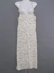 ◇ natural couture NICE CLAUP キャミソール ロング ワンピース ベージュ系 レディース  【中古】 【1206240012653】のサムネイル