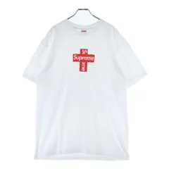 SUPREME (シュプリーム) 20AW Cross Box Logo Tee クロスボックスロゴ 半袖Tシャツ カットソー ホワイト