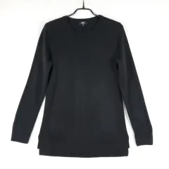 F2F ブラック レディース 長袖Tシャツ (90)