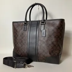 2511-226｜美品｜コーチ シグネチャー 2WAYトートバッグ ブラック