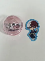 (まとめ売り) 僕のヒーローアカデミア ヒロアカ 轟 焦凍 ラバーストラップ ガチャ ステッカー