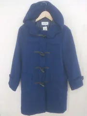 ◇ GLOBAL WORK グローバルワーク フーディー 長袖 ダッフル コート サイズM ブルー レディース  【中古】 【1207040008112】