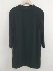 ◇ KBF+ URBAN RESEARCH バンドカラー 長袖 ミニ ワンピース サイズONE ブラック レディース  【中古】 【1207070002753】