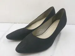 ◇ Oriental Traffic オリエンタルトラフィック ポインテッドトゥ ヒール パンプス サイズ38 E ブラック レディース  【中古】 【1207060008338】
