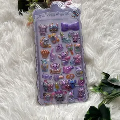 新作追加　おしり　3D ぷっくりシール　ラブブ　しんちゃん　ぷくぷくシール　限定　大人気　在庫限り　オーロラ　サンリオ　ステッカー　シール　日本未入荷　レア　ボンボンドロップシール　キティー　ハローキティ　マイメロディ　海外版　サンリオ　BONBONDROP