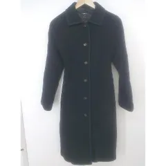 ◇ ◎ AS KNOW AS de base アズノゥアズ ドゥ バズ 長袖 ロング コート ネイビー レディース P  【中古】 【1208220008687】