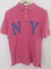 ◇ ◎ Champion チャンピオン 半袖 ポロシャツ サイズM ピンク系 メンズ P  【1208190005792】