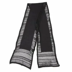 ジャンポールゴルチエ ファムJean Paul GAULTIER FEMME レース編み変えストール 黒40