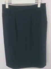 ◇ green label relaxing グリーンレーベル UNITED ARROWS 膝丈 台形 スカート サイズ40 ネイビー レディース P  【中古】 【1208230013626】