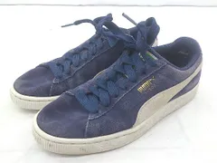 ◇ PUMA プーマ SUEDE CLASSIC 35656851 スニーカー シューズ サイズ 23.5㎝ ネイビー系 レディース P  【中古】 【1208240001682】