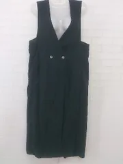 ◇ Aunt Marie's アントマリーズ ノースリーブ 膝下丈 ワンピース サイズS ブラック レディース P  【中古】 【1208300002239】