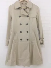 ◇ ◎ UNTITLED アンタイトル ベルト付 長袖 トレンチ コート サイズ2 ベージュ レディース P  【中古】 【1209060005003】