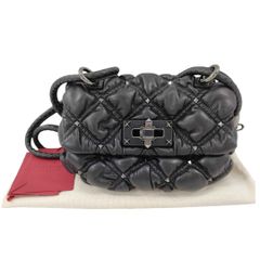 ヴァレンティノ ガラヴァーニ VALENTINO GARAVANI ロックスタッズ スパイクミー ショルダー バッグ ブラック
