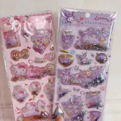 シャカシャカシール キラキラカプセルシール 2枚セット