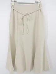 ◇ ◎ ROPE PICNIC ロペピクニック ロング フレア スカート サイズ40 ベージュ レディース P  【中古】 【1209080008671】