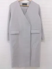 ◇ Simplicite シンプリシテェ 長袖 ノーカラー コート サイズM グレー レディース P  【中古】 【1209120003178】