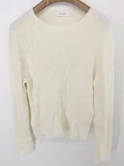 ◇ BEAUTY & YOUTH ビューティアンドユース UNITED ARROWS リブ 長袖 ニット セーター ホワイト系 レディース P  【中古】 【1209120001884】
