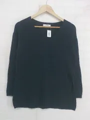 ◇ B MING LIFE STORE by BEAMS Ｖネック 長袖 ニット セーター サイズONE ネイビー レディース P  【中古】 【1209120001327】