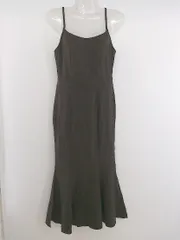 ◇ LAUIR ラウアー バックリボン マーメイド ロング キャミソール ワンピース サイズM ブラウン レディース P  【中古】 【1209120007060】