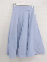 ◇ N. Natural Beauty Basic 20ss ウエストゴム 膝下丈 フレア スカート サイズS パープル レディース P  【中古】 【1209120005530】のサムネイル