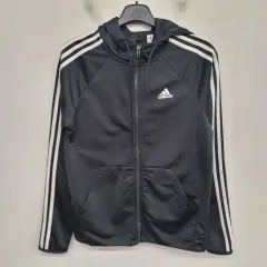 95/M アディダス フード トレーナー ジップアップ ジャージ