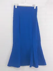 ◇ Shelly island シェリーアイランド ストレッチ ロング マーメイド スカート サイズM ブルー レディース P  【中古】 【1209140003844】