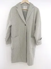 ◇ coen コーエン 長袖 チェスター コート サイズM グレー レディース P  【中古】 【1209140007897】のサムネイル