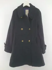 ◇ Khaju カージュ SHIPS ダブルボタン 長袖 ロング コート サイズ38 ブラック レディース P  【中古】 【1209150007900】のサムネイル