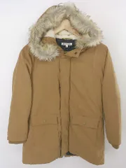 ◇ GLOBAL WORK キッズ 子供服 中綿 フェイクファー 長袖 ジップアップ ジャケット サイズM ブラウン レディース メンズ P  【中古】 【1209160001622】