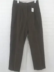 ◇ select MOCA セレクト モカ ベルベット調 ツータック パンツ サイズS ブラウン レディース P  【中古】 【1209160006610】