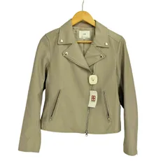 ニジュウサンク 23区 羊革 レザー ライダースジャケット レディース JPN：38 