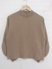 ◇ Simplicite シンプリシテェ ハイネック 長袖 ニット セーター サイズF ブラウン系 レディース P  【中古】 【1209200006105】