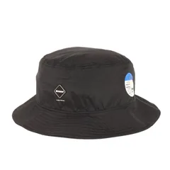 【新品同様】F.C.Real Bristol エフシーレアルブリストル ハット ブラック 黒 サイズ:FREE | 25SS DEATH STRANDING 2 シールド付き ナイロンハット (SHIELD HAT) | ブランド コラボ 帽子【中古】